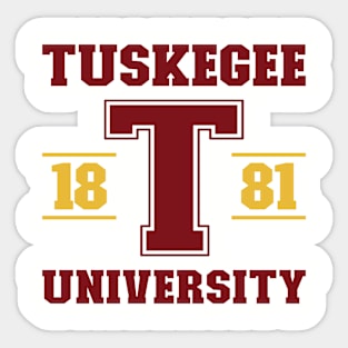 Tuskegee University 1881 Sticker